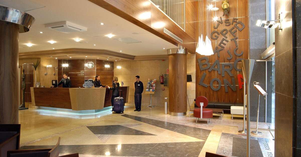 Ein Foto vom Innenbereich im Hotel Evenia Rossello