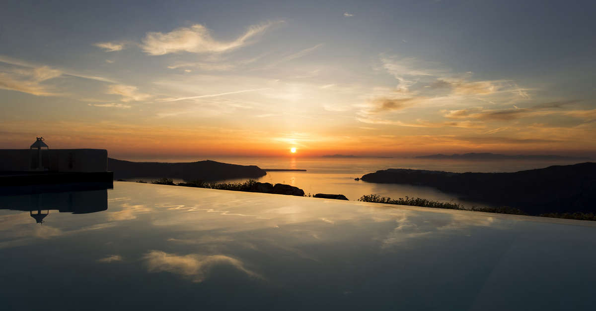 Ein Foto vom Pool im Regina Mare