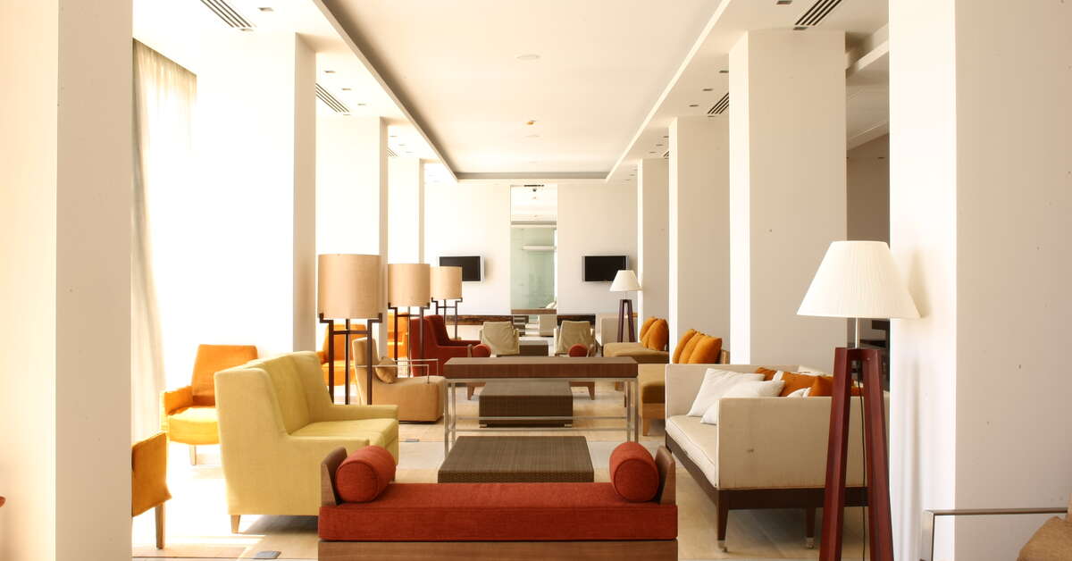 Een foto van het interieur van E-Hotel Spa & Resort