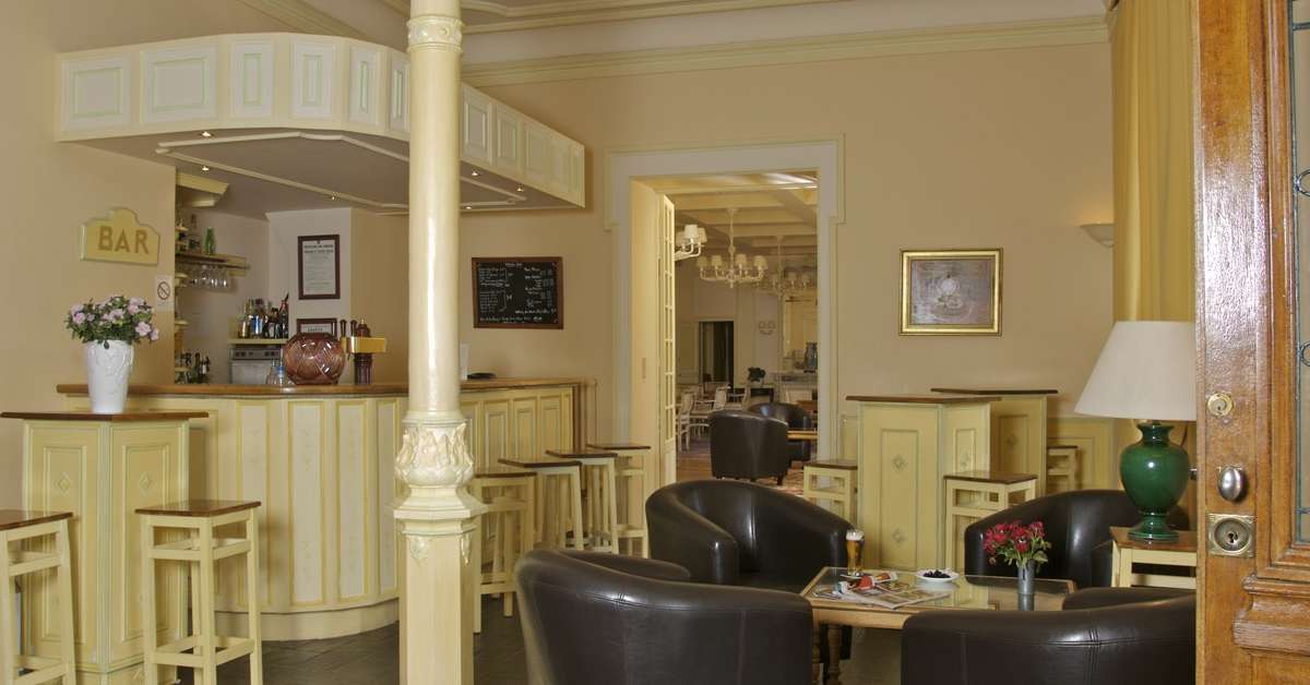 Een foto van het interieur van Grand Hotel des Bains
