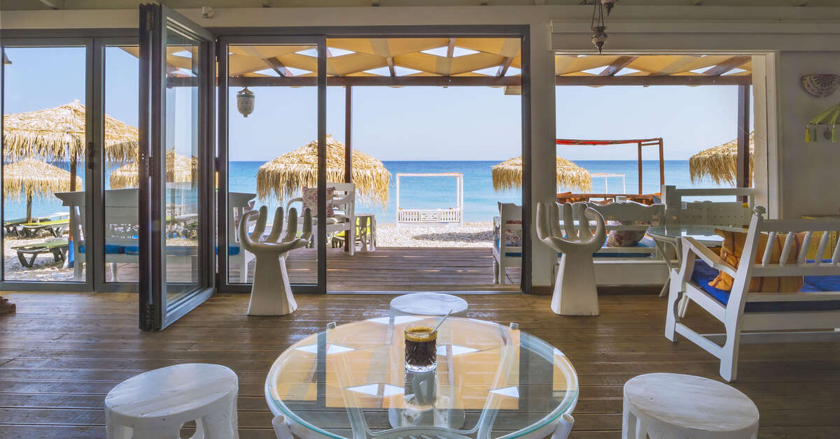 Een foto van het interieur van Kokkari Beach
