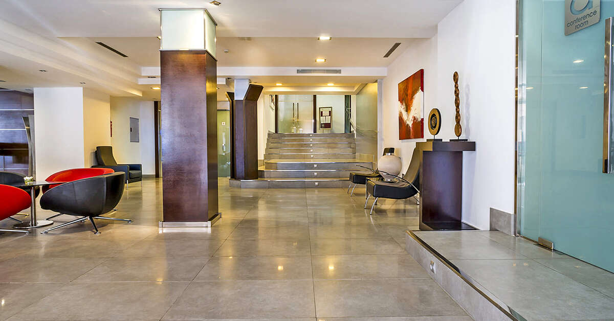 Een foto van het interieur van Nautic Hotel & Spa