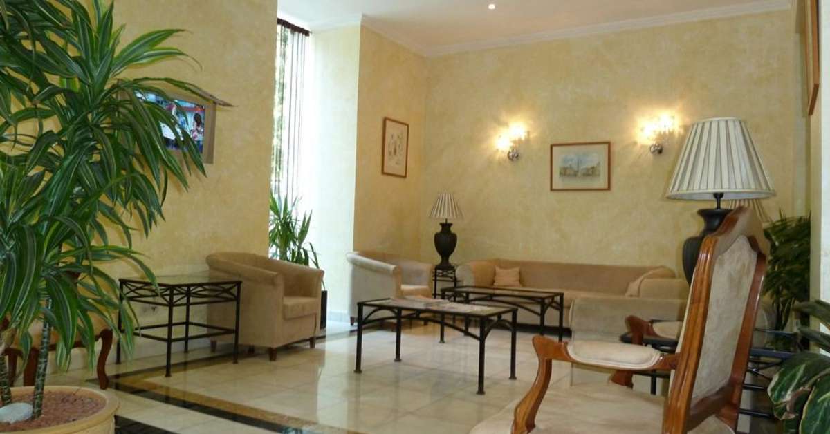 Een foto van het interieur van Avenida Park Hotel