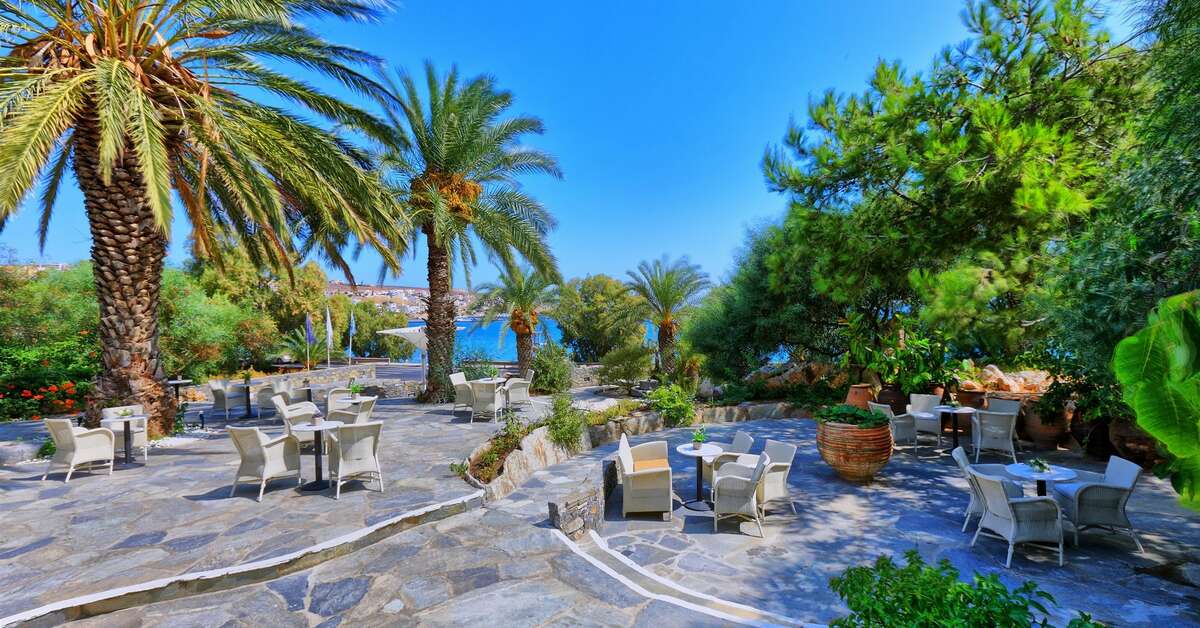 Een foto van het terras bij Narcia Resort Side