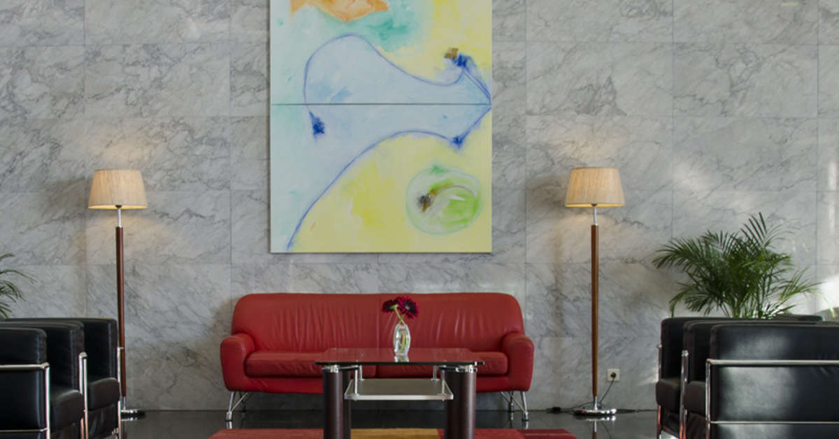 Een foto van het interieur van Vip Executive Santa Iria
