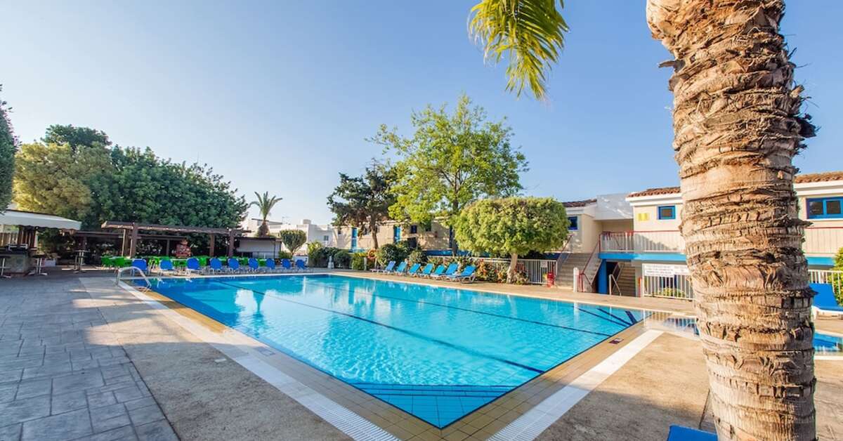 Een foto van het zwembad bij Green Bungalows Hotel & Appartementen