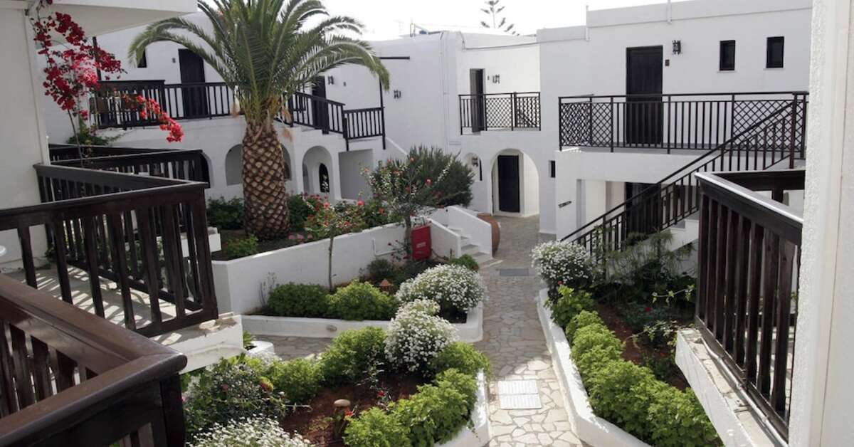 Een foto van de buitenkant van Hersonissos Maris