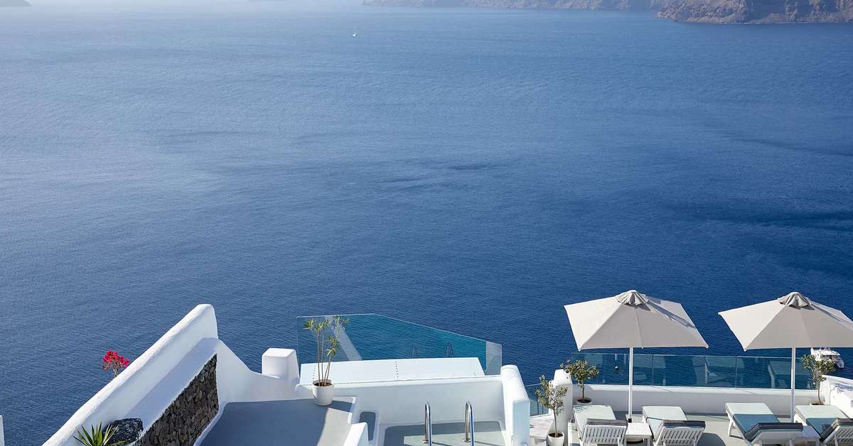 Ein Foto vom Pool im La Perla Villas & Suites