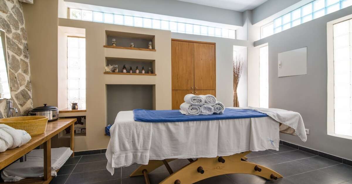 Een foto van de faciliteiten bij Antinea Suites & Spa