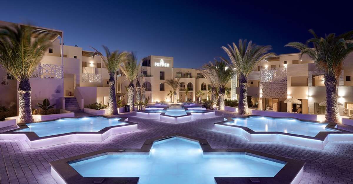 Ein Foto vom Pool im Pepper Sea Club Hotel