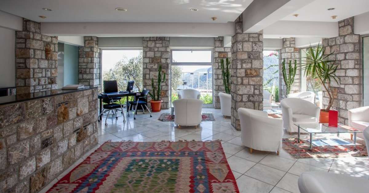 Een foto van het interieur van Loryma Resort Hotel