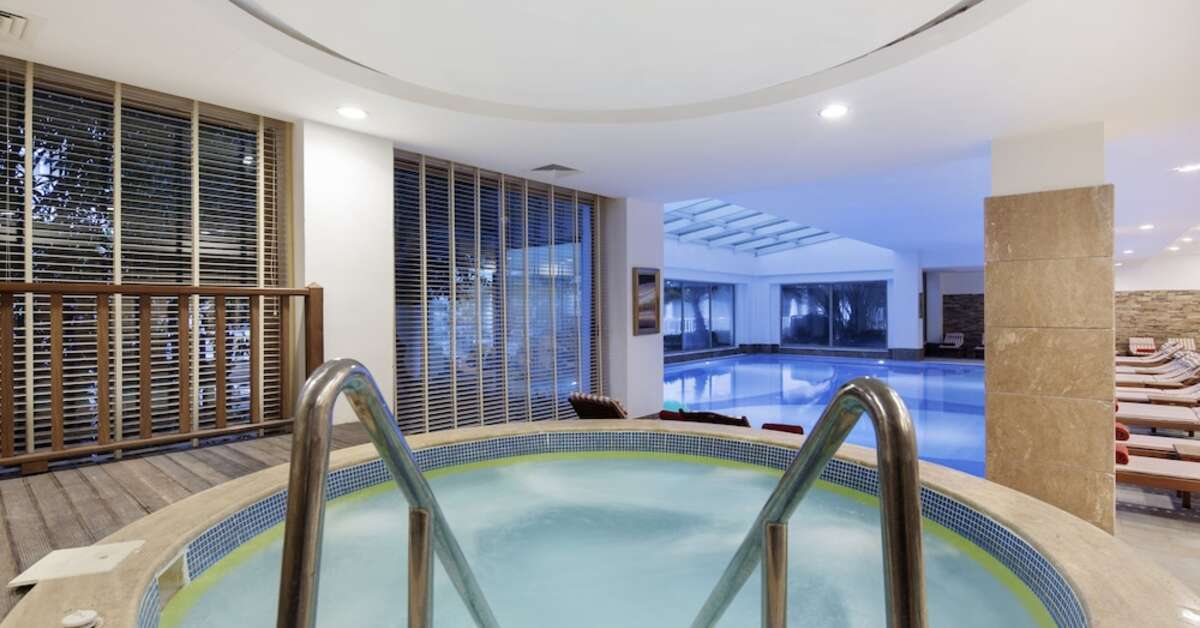 Een foto van de faciliteiten bij Alba Queen Hotel