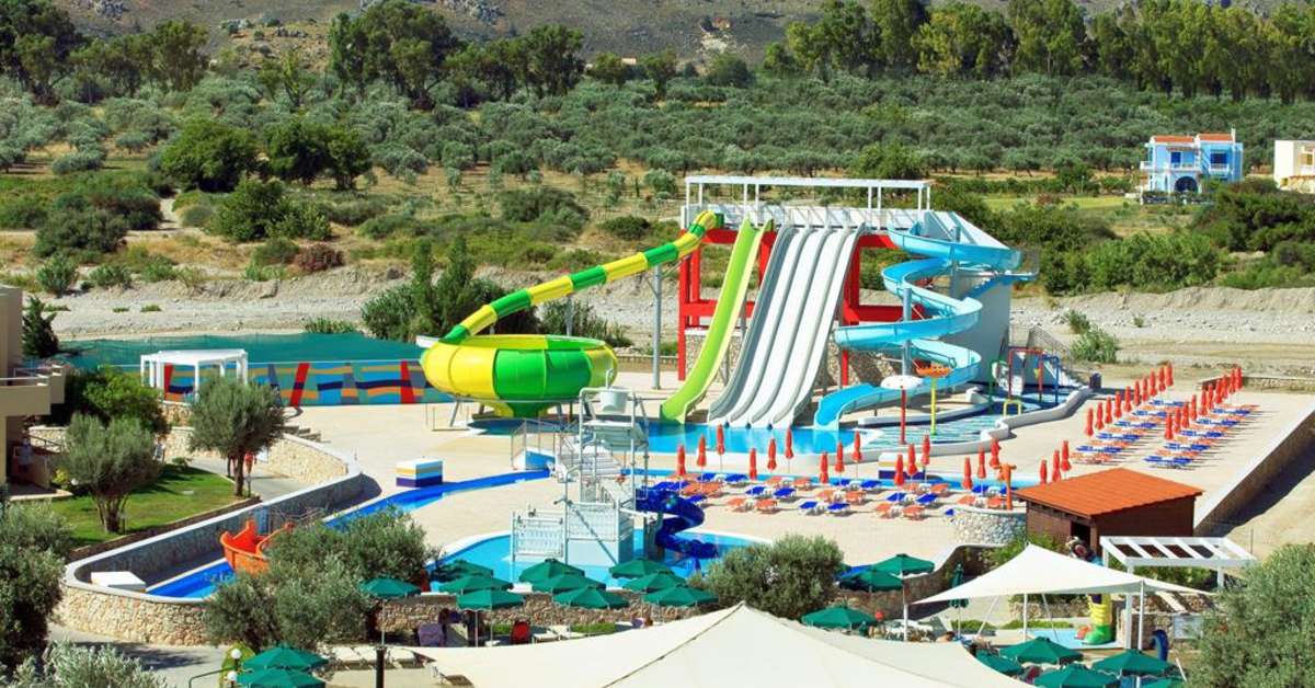 Een foto van het zwembad bij Mikri Poli Rhodes