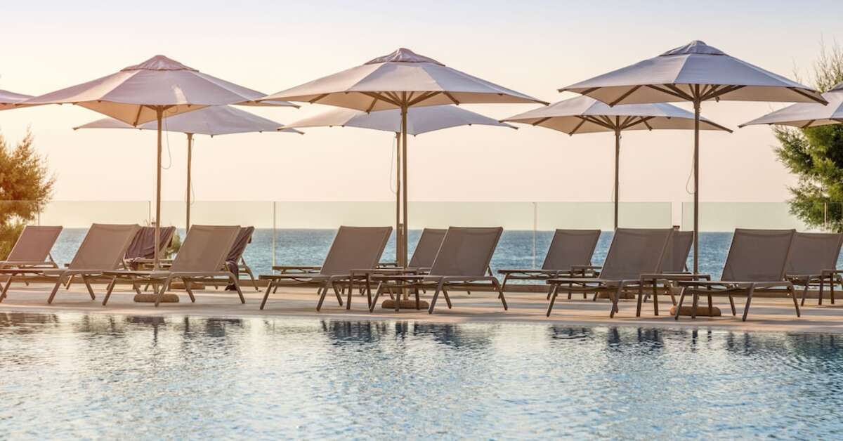 Een foto van het zwembad bij Amada Colossos Resort