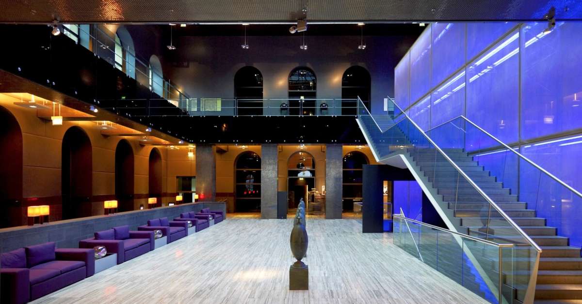 Een foto van het interieur van Sofitel Munich Bayerpost