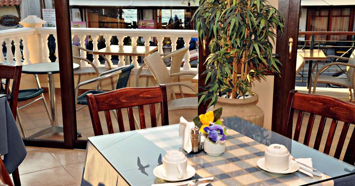 Ein Foto von den Einrichtungen im Athena Hotel