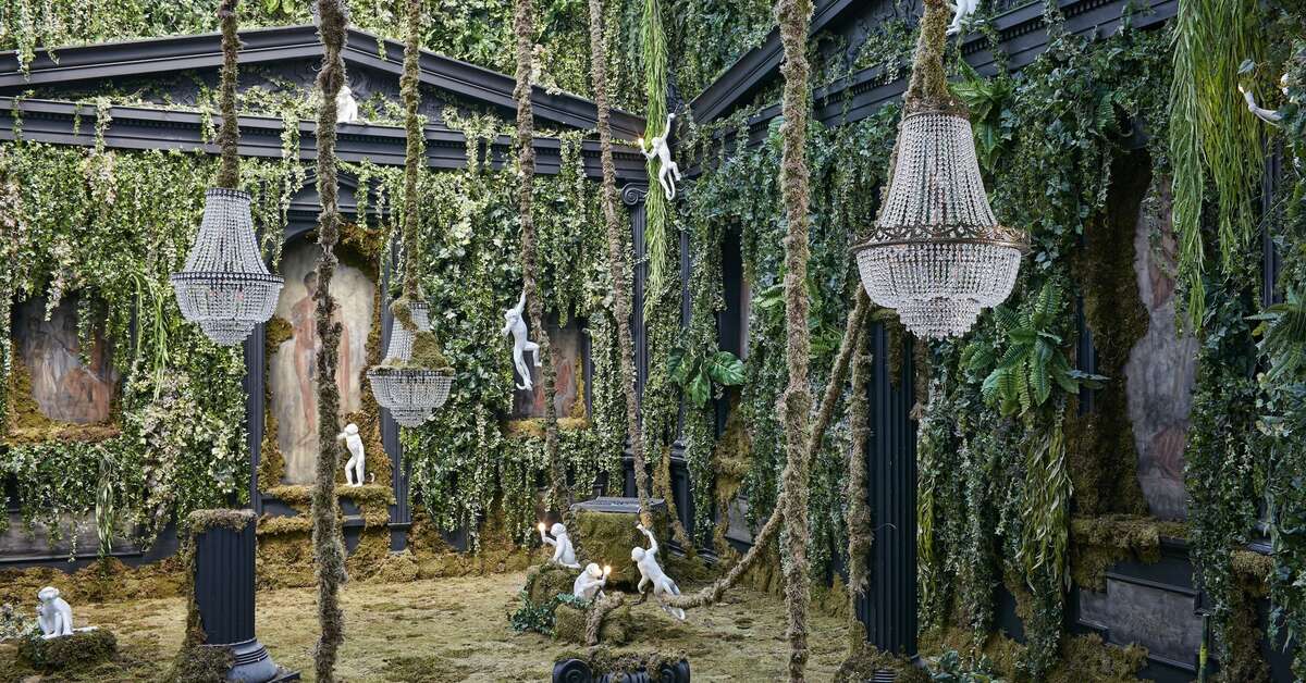 Een foto van het interieur van Myconian Royal Resort