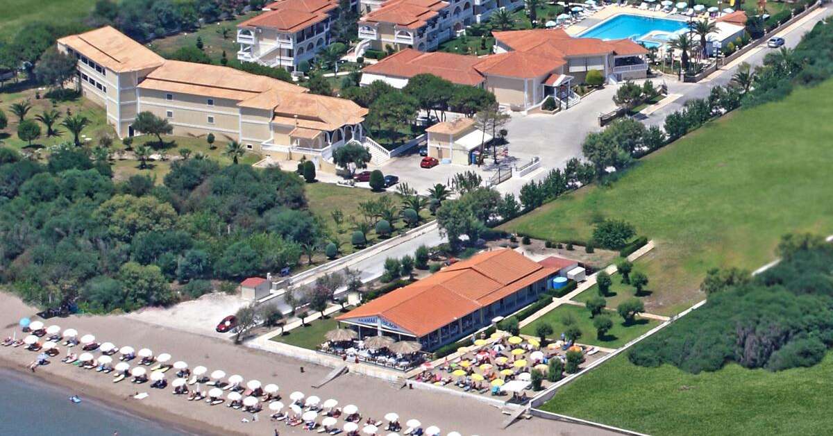 Ein Foto von einer Übersicht des Golden Sun Hotel