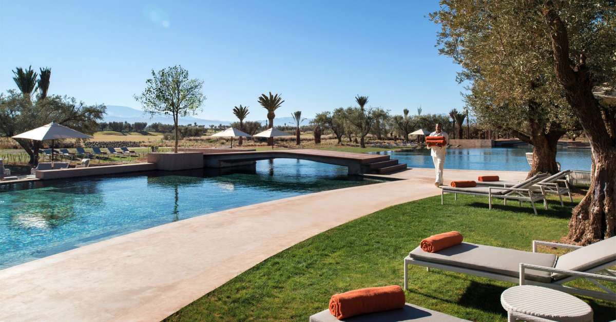 Een foto van het zwembad bij Royal Palm Marrakech