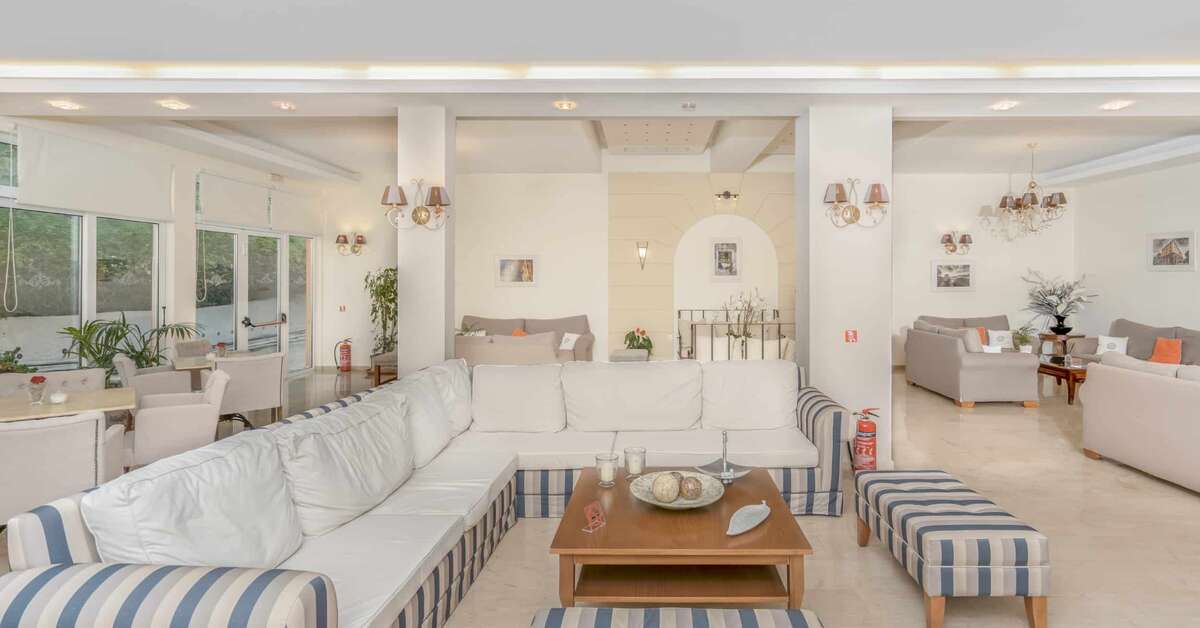 Een foto van het interieur van Art Hotel Debono