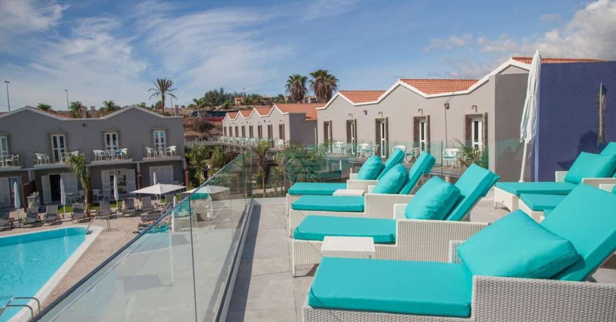 Een foto van het terras bij Hotel Livvo Los Calderones