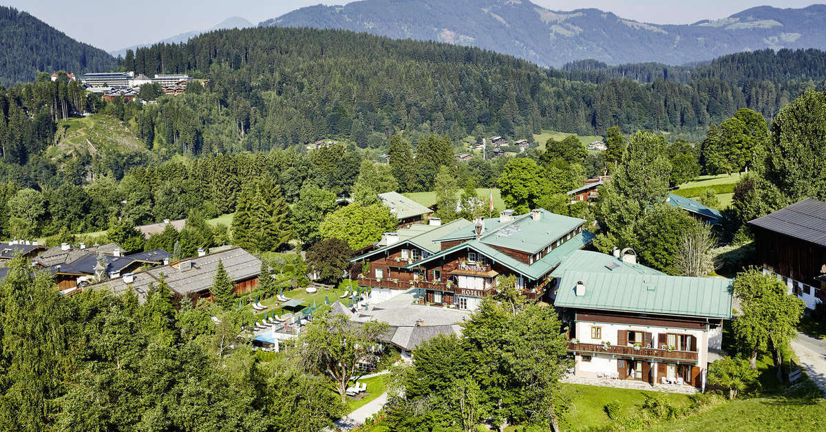 Ein Foto von der Außenansicht des Tennerhof Gourmet & Spa de Charme Hotel