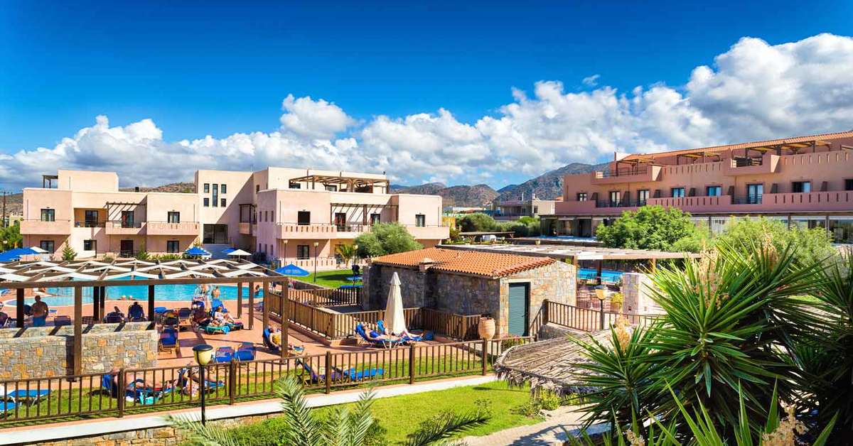Een foto van het zwembad bij Vasia Resort & Spa