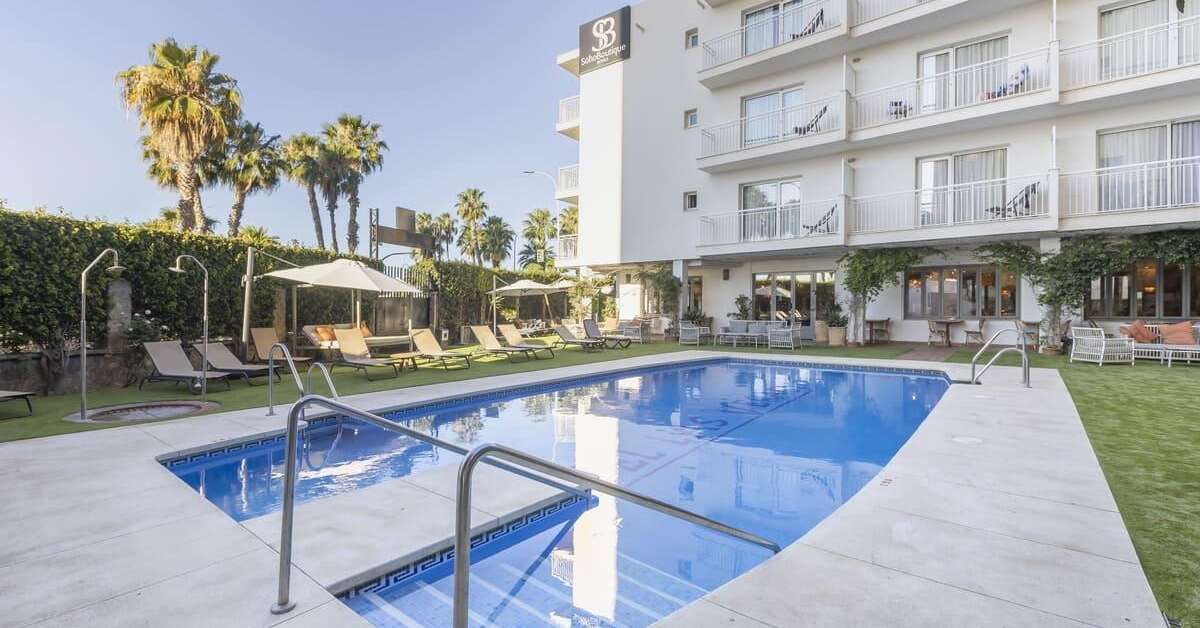 Een foto van het zwembad bij Soho Boutique Las Vegas