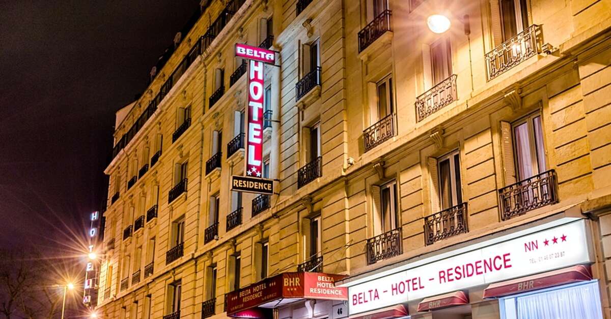 Een foto van de buitenkant van Hotel Belta