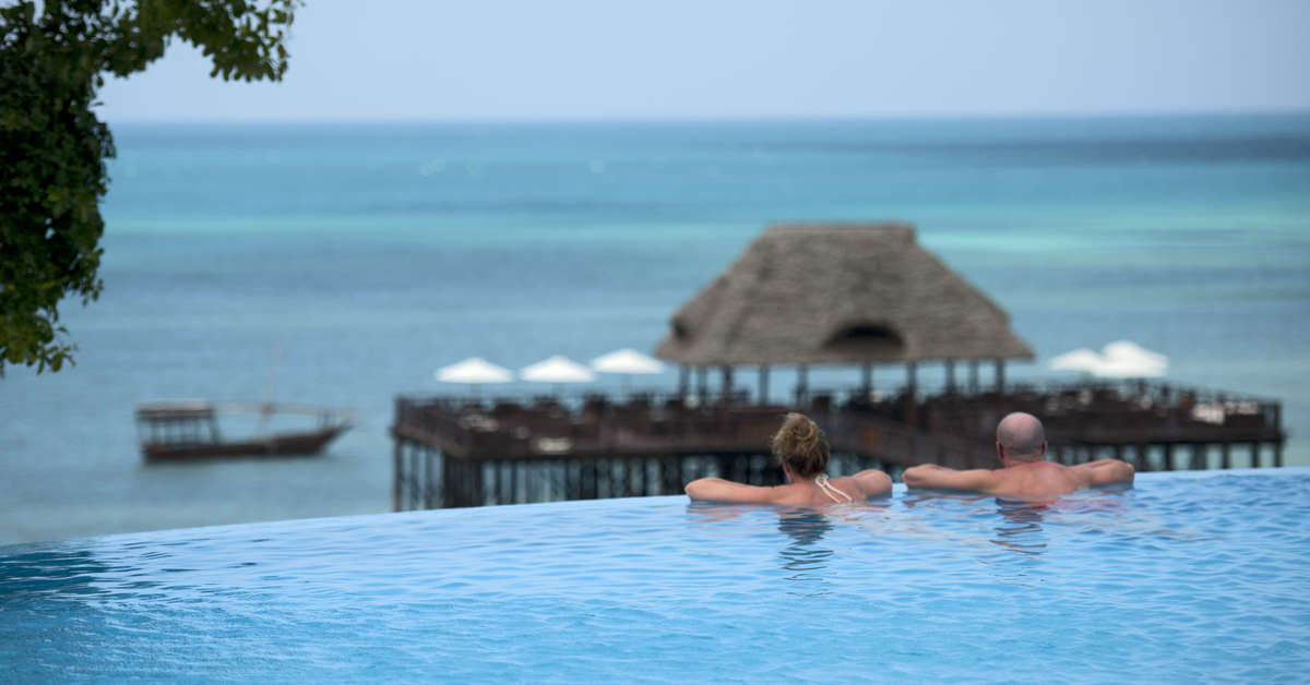 Een foto van het zwembad bij Sea Cliff Resort & Spa