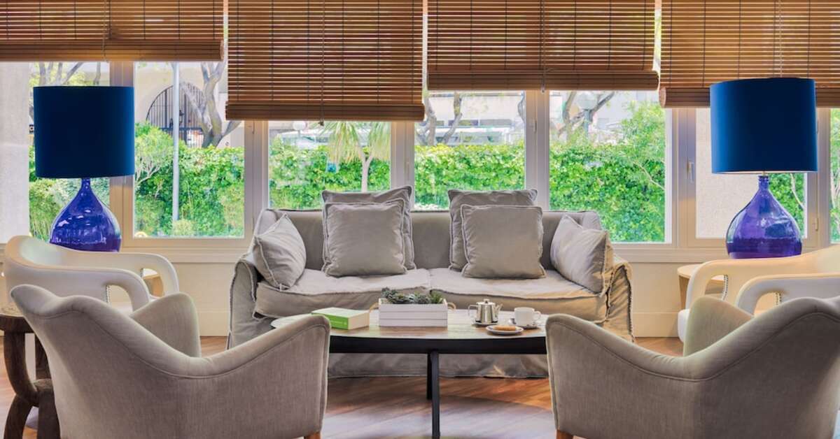 Een foto van het interieur van H10 Vintage Salou