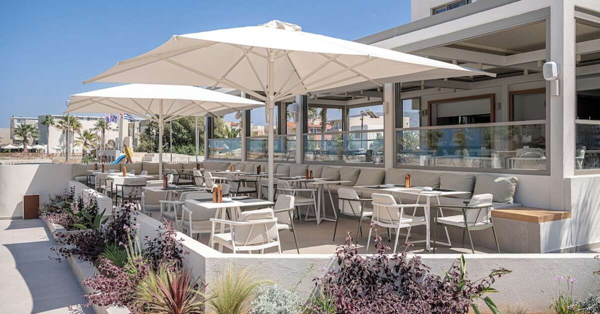 Een foto van de faciliteiten bij Iperion Beach Hotel