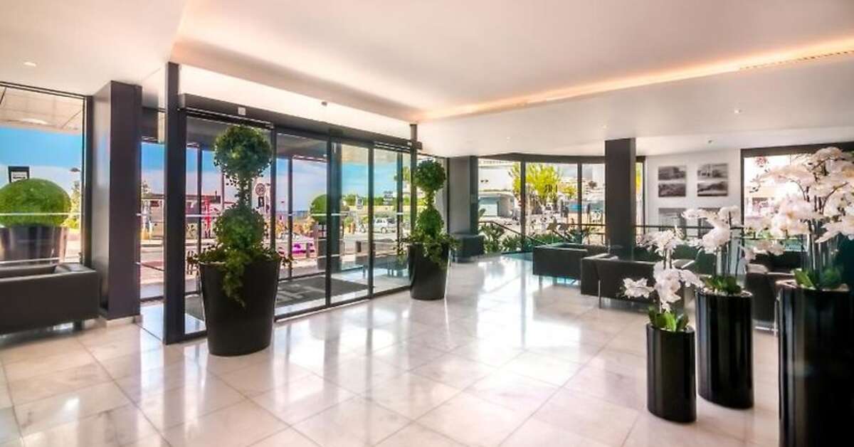 Een foto van het interieur van Hotel Da Rocha