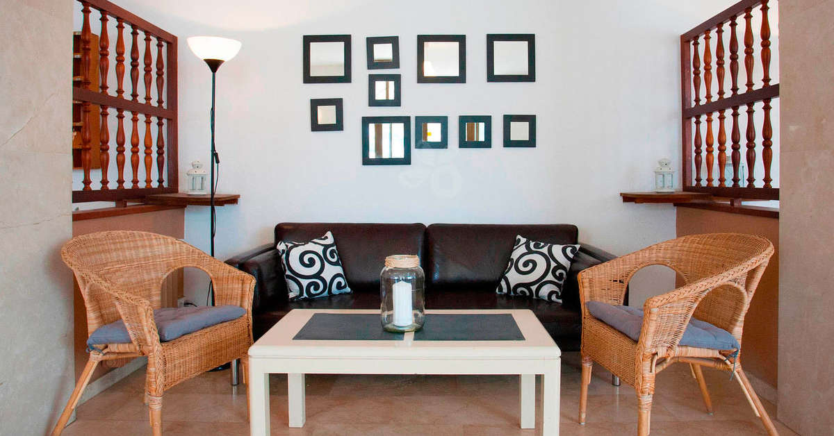 Een foto van het interieur van Salino Port Soller