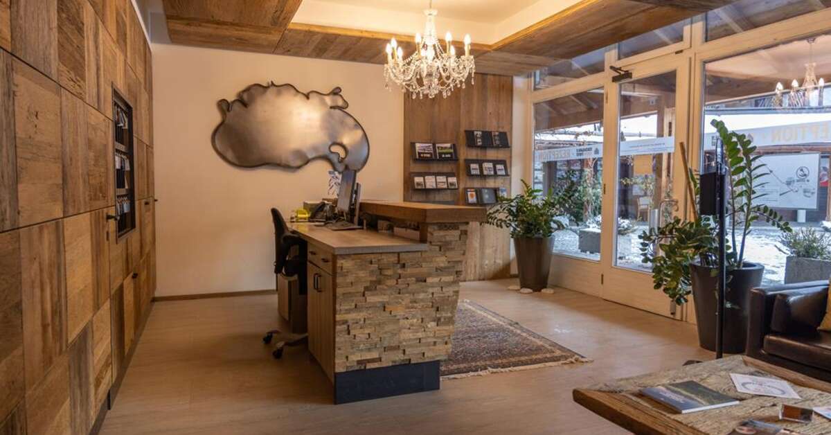 Een foto van het interieur van Appartementen Schindlhaus