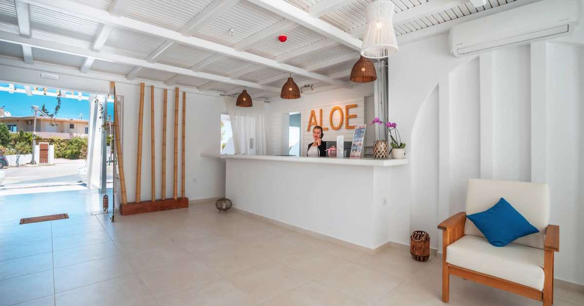 Ein Foto von den Einrichtungen im Aloe Hotel