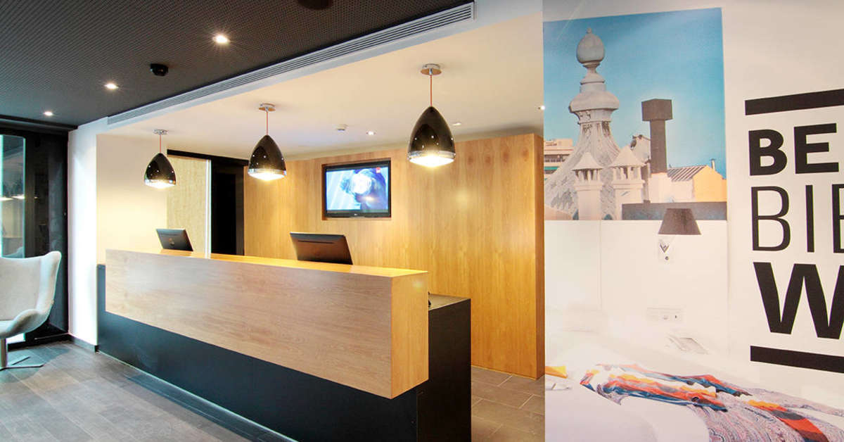 Een foto van het interieur van Andante Hotel