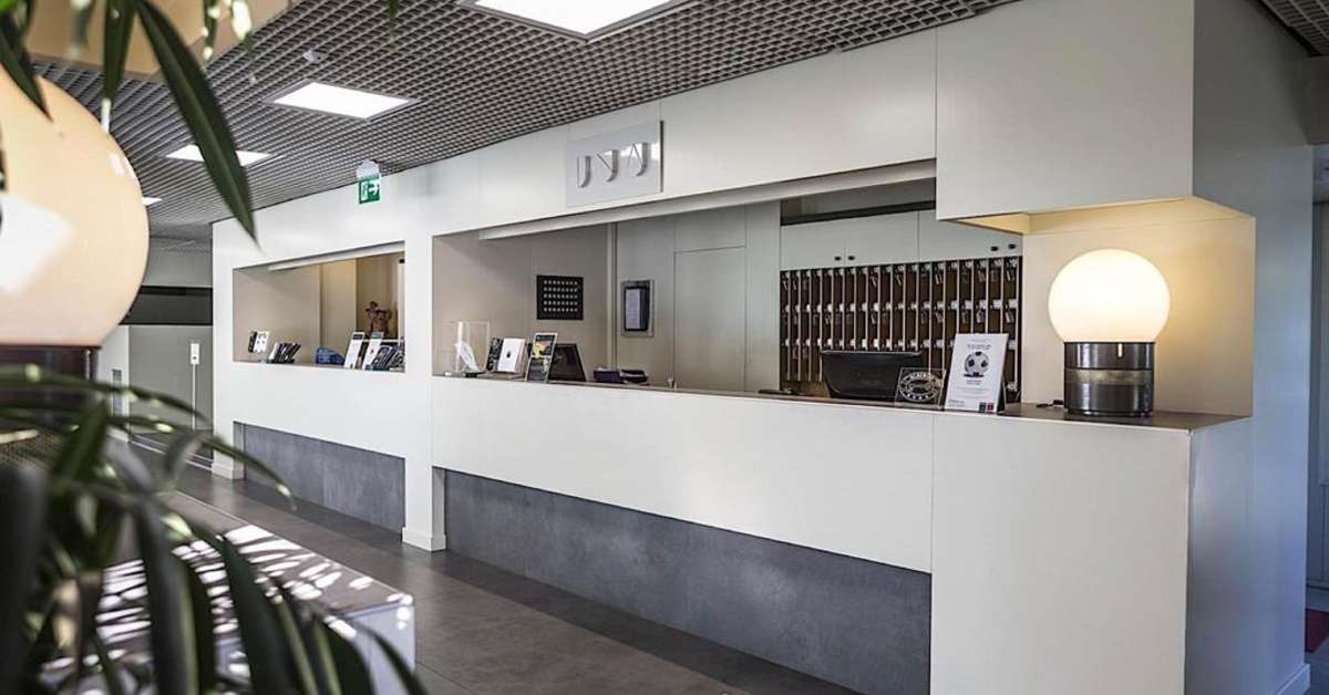Een foto van het interieur van Unaway Hotel Forte Dei Marmi