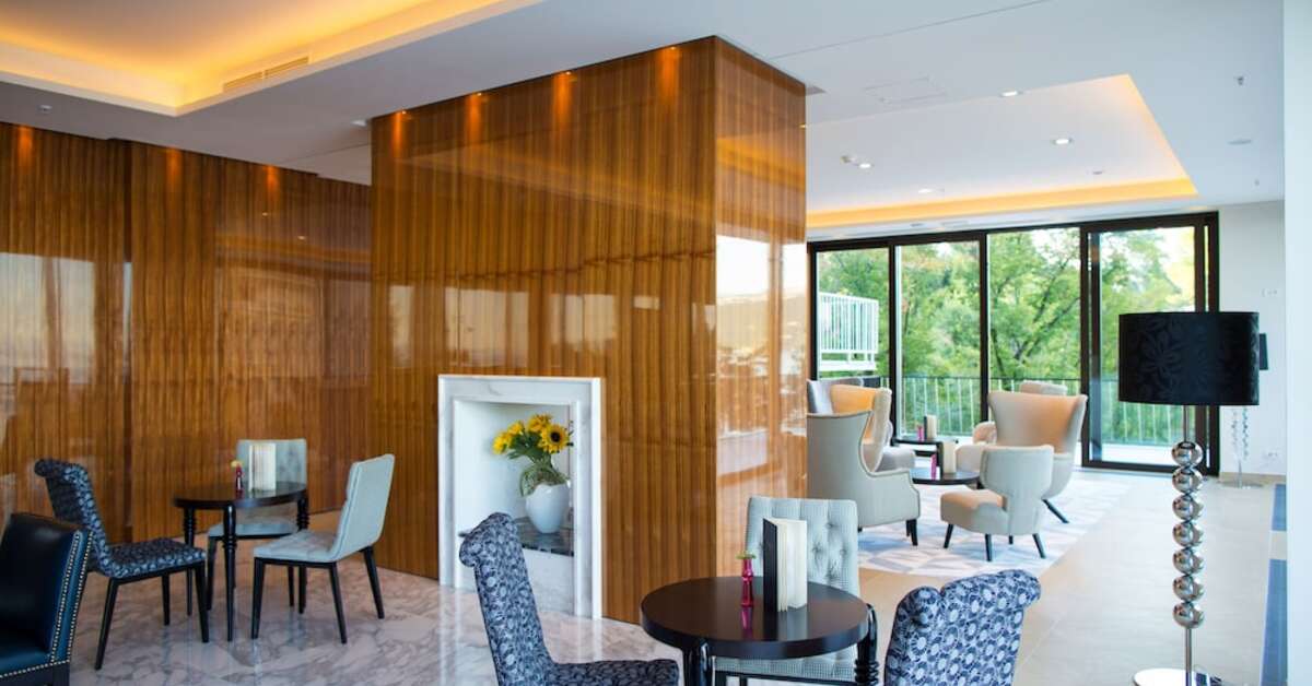 Een foto van het interieur van Amadria Park Royal