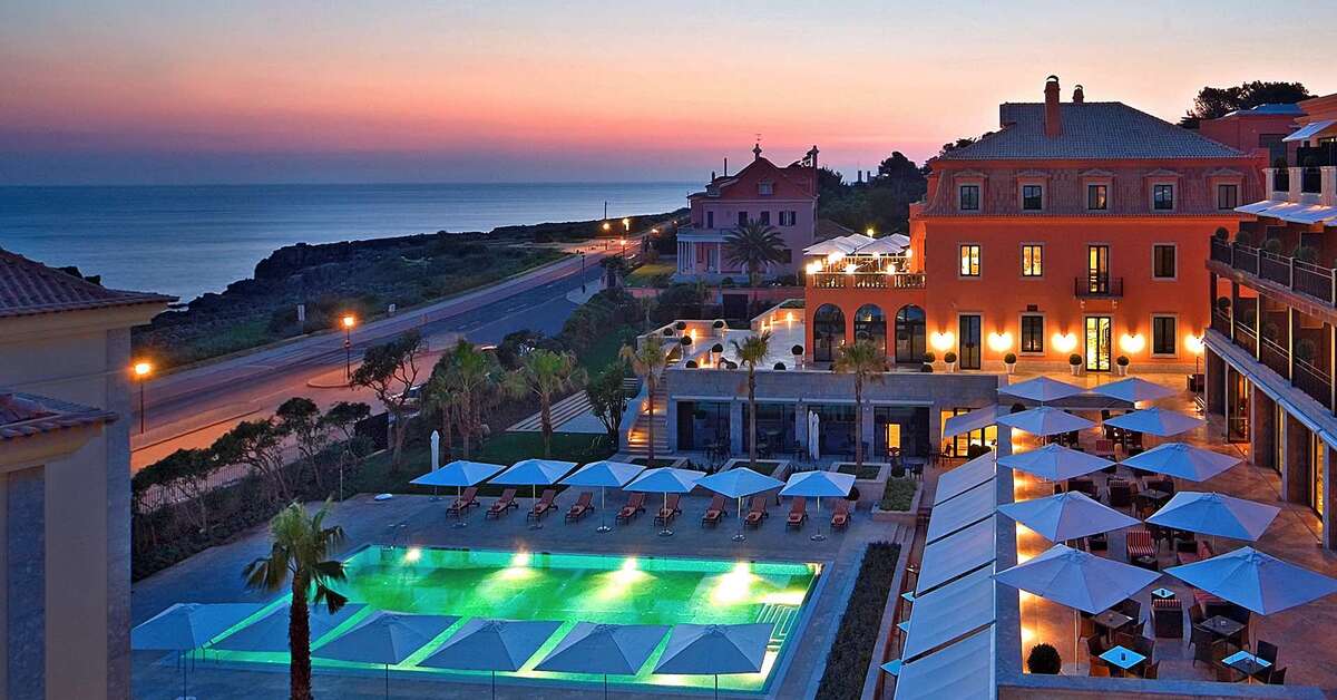 Een foto van het zwembad bij Grande Real Villa Italia Hotel & Spa