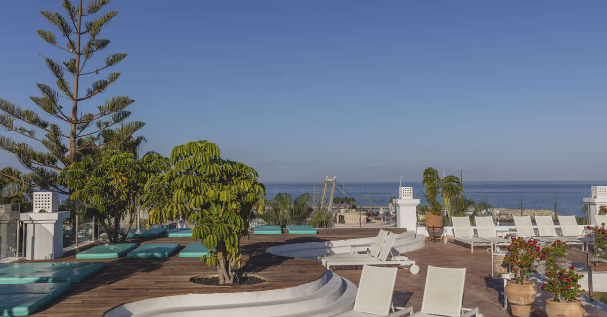 Een foto van het terras bij Flamingo Beach Mate
