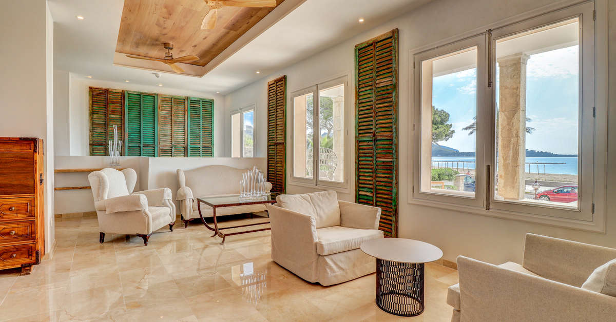 Een foto van het interieur van Hoposa Hotel Pollentia