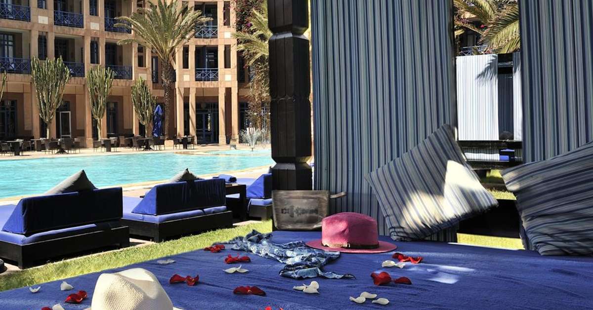 Een foto van het zwembad bij Le Medina Essaouira Thalassa Sea & Spa - MGallery Collection