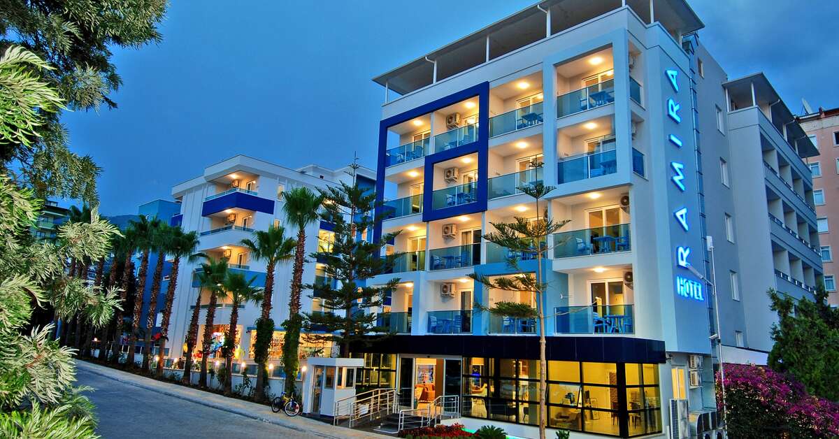 Een foto van de buitenkant van Kleopatra Ramira Hotel