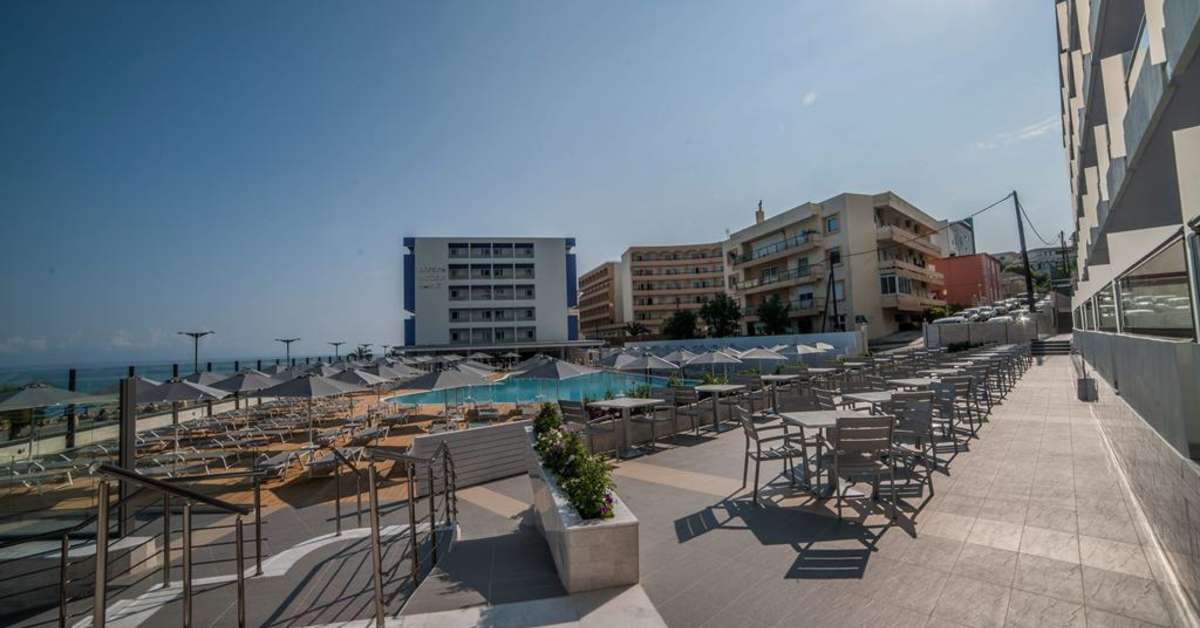 Een foto van het zwembad bij Rhodos Horizon Resort