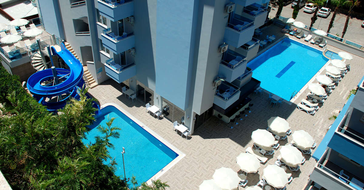 Een foto van een overzicht van Kleopatra Ramira Hotel