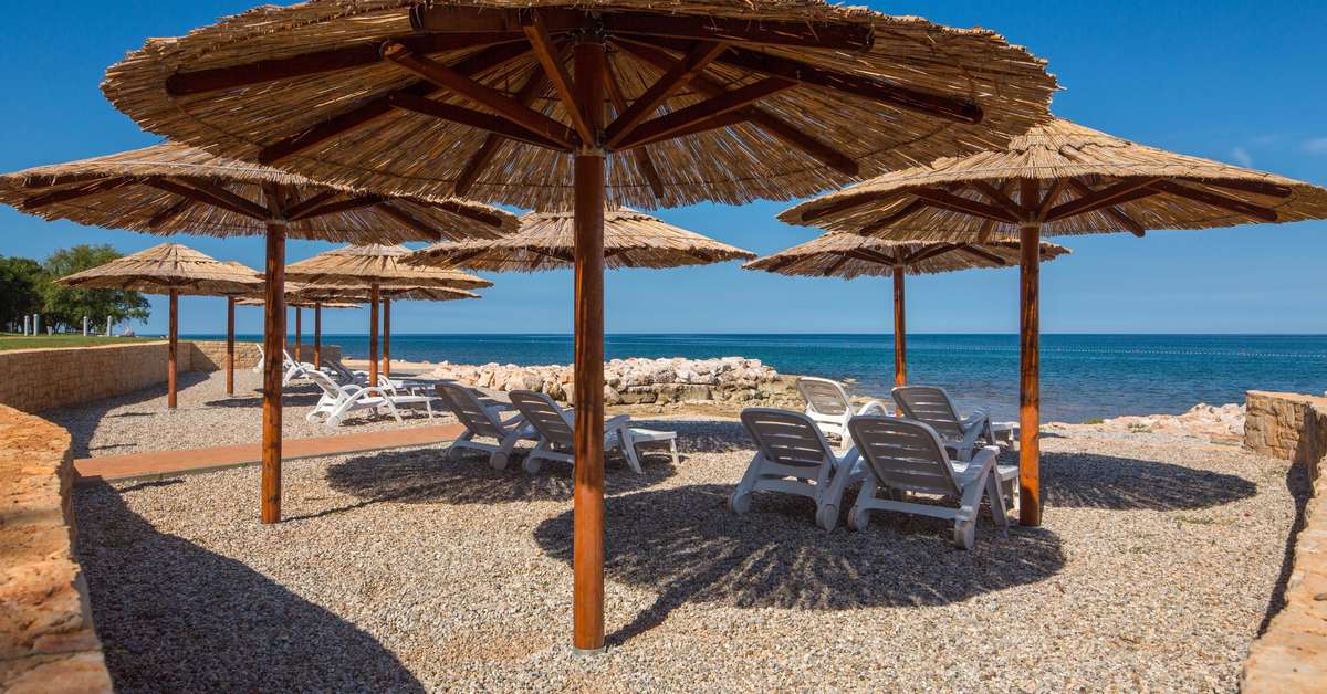 Een foto van het strand bij Camping Park Umag