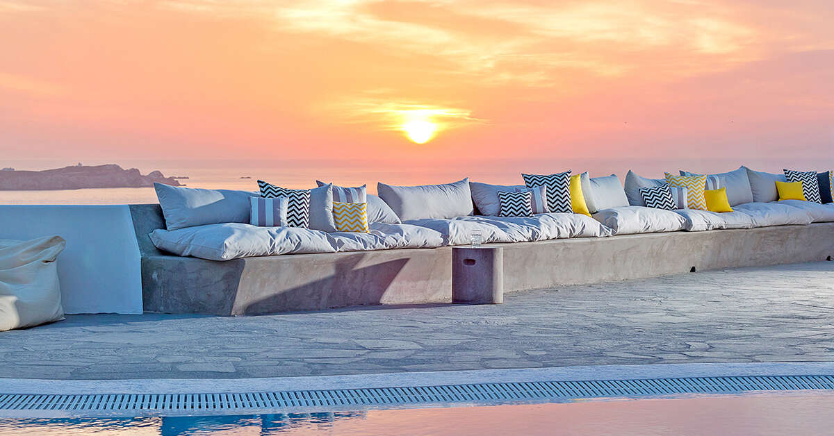 Een foto van het zwembad bij Boheme Mykonos Hotel
