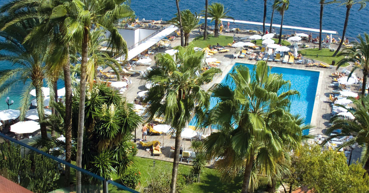 Een foto van het zwembad bij Palace Bonanza Playa & Spa