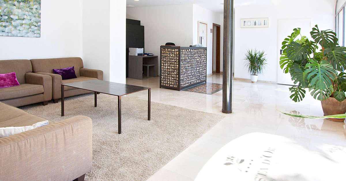 Een foto van het interieur van Hotel Hoposa Costa D'Or